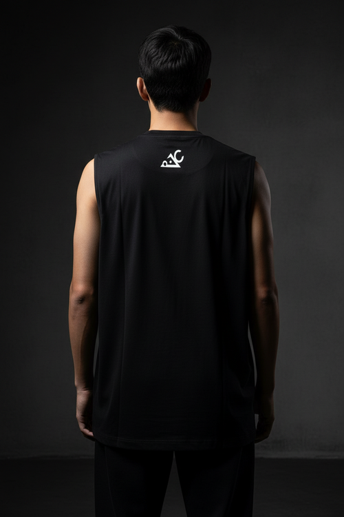 Sleeveless muscle shirt