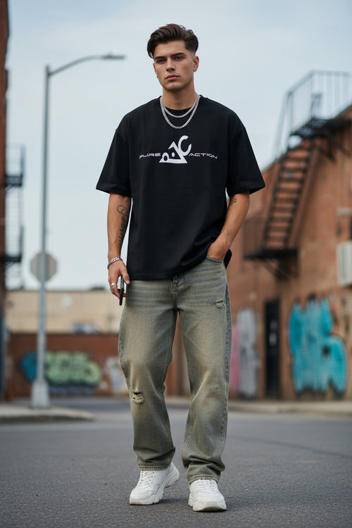 Pure Action Black tee